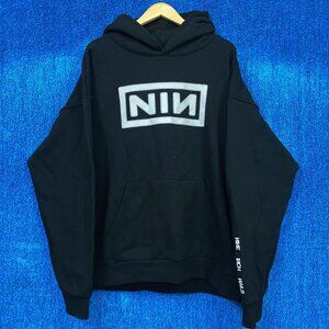 Nine Inch Nails Self Titled Graphic Tour Hoodie Size XXL